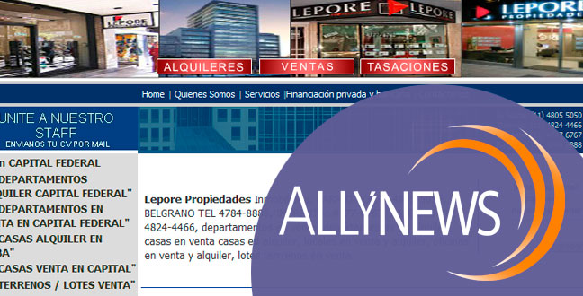 Lepore Propiedades: 12 años hablándole a sus clientes con Allynews