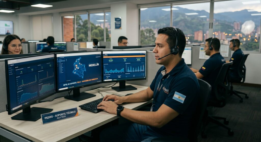 Soporte técnico 24/7 Allytech ingenieros reales
